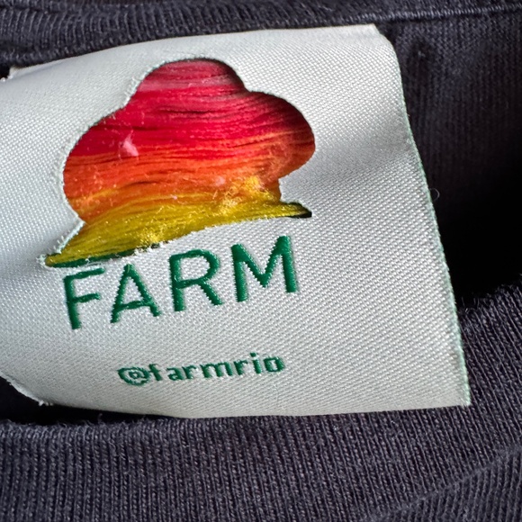 🌴Farm Rio Black Leopard 🐆 T-shirt - Picture 3 of 3